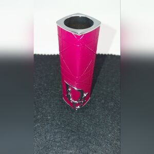 New! Dior Red Silver Lipstick Holder Case For Dior Addict Lipstick